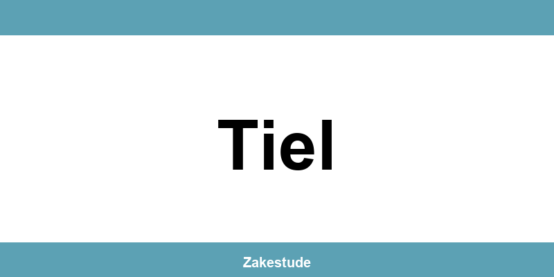 Contact met een DUO-kantoor in Tiel